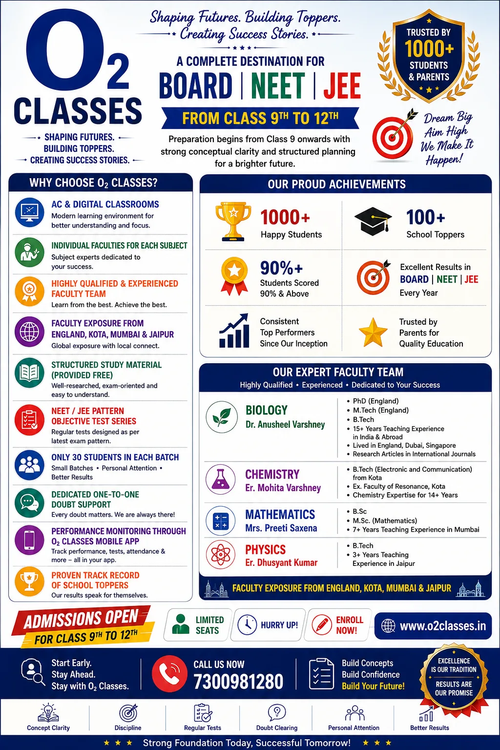NEET & JEE 2027 Admissions Open